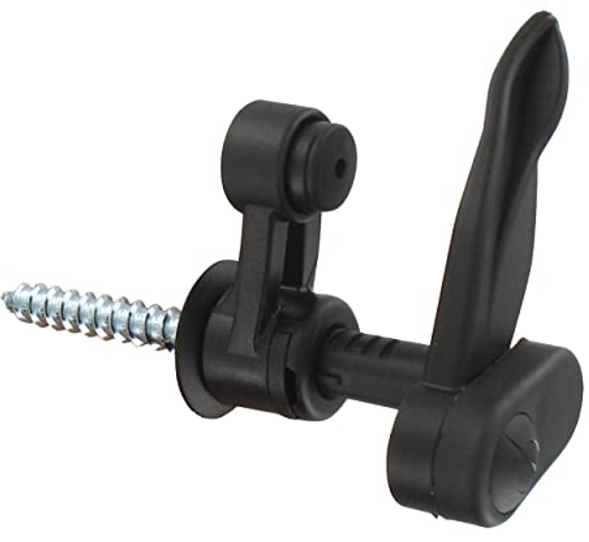 Stopper Marseillais - Luikstopper - Luiken blokkeren - Dempingsaanslag - 130 mm lengte - Mat zwart