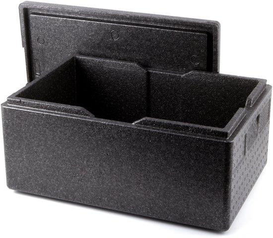 HENDI Thermobox 100L – 8 Sleuven Voor GN 1/1 – Koel- En Warmhoudbox – Met Verwijderbare Deur – Stapelbaar – HDPE