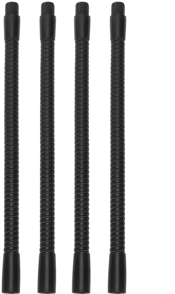 Dailygoods - Zwanenhals Lampbuis, Set van 4, Verstelbaar en Duurzaam