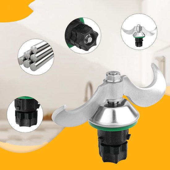Mes Voor Vorwerk Thermomix TM5/TM6 - Mengmes - Deegmengmes Van Roestvrij Staal - Kneedmes - Deegmes — afbeelding 2