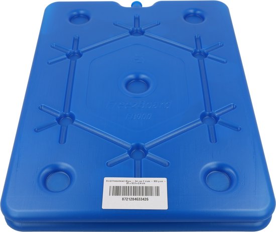 DULA platte koelelementen voor koelbox en koeltas - Freezeboard blauw plat - 2 stuks - 900 gram - 25 x 32.5 x 1.5 cm van DULA — afbeelding 4