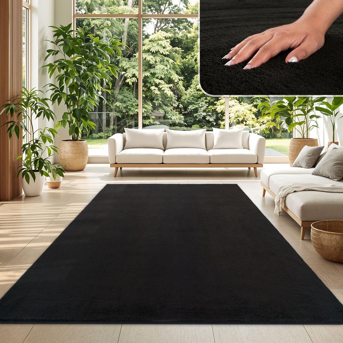 Vloerkleed Kortpolig - Modern Design - Woonkamer Inrichten - Geschikt Voor Vloerverwarming