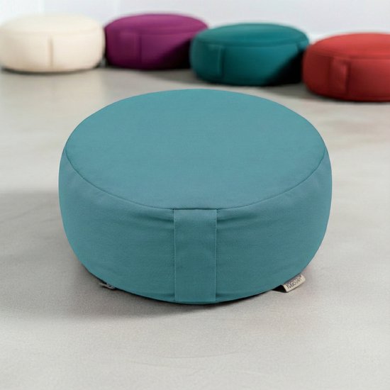 Meditation cushion - round - Dhyana raspberry Meditatiekussen YOGISTAR van YOGISTAR — afbeelding 3