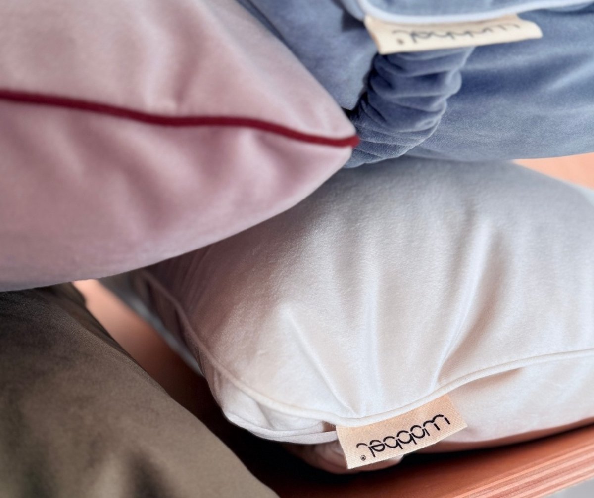 Wobbel Pillow - Kussen voor Wobbel Balansbord Starter, Original, Pure en Pro - Linnen Aventurine - OEKO-TEX - Wasbare Hoes