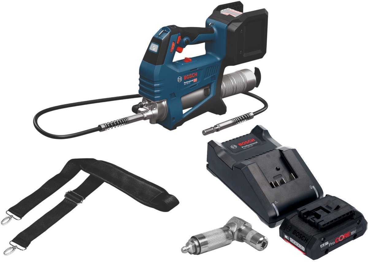Bosch GFP 18V-10 accu-vetpomp 18 V 10000 psi + 1x ProCORE-accu 4,0 Ah + oplader
