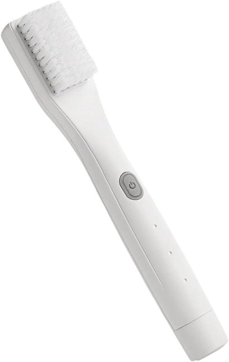 Elektrische Schoen Scrubber - Schoen Borstel - Schoenen Reinigen - Highspeed Rotatie - 23 cm - Wit