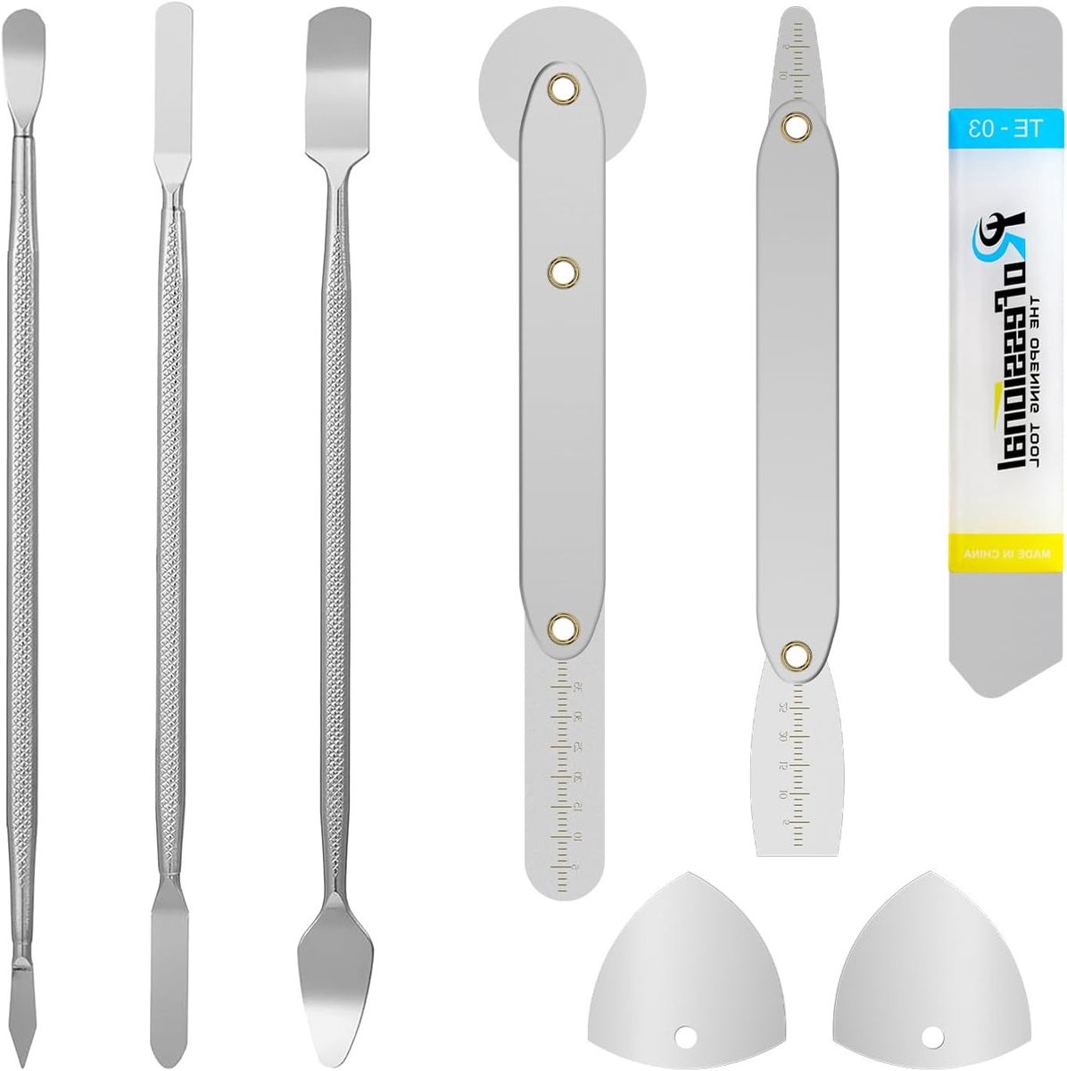 Ultradunne spudger set van 8 stuks voor telefoon, laptop en tablet reparatiegereedschap