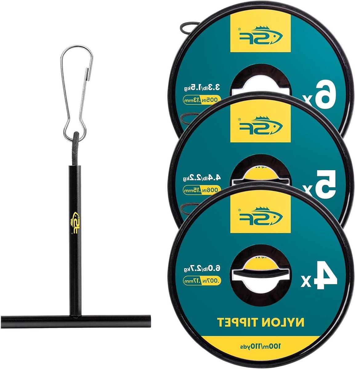 Vislijn Monofilament - Nylon Lijn - Vissen Forel - Met Spoelhouder - 100 Meter - Transparant