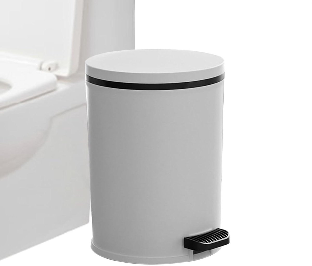 Pedaalemmer Met Deksel - Stille Afvalemmer - Hygiënisch Werken - Geur Isolatie - 17 Liter - Uniek