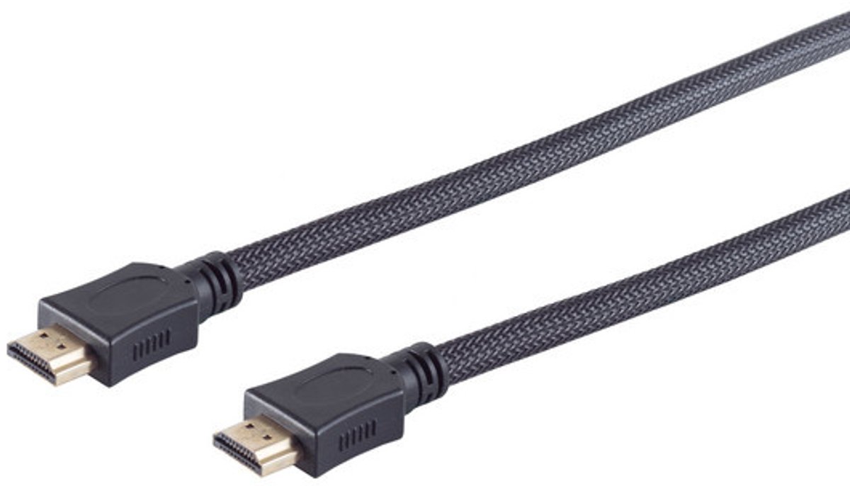 HDMI 2.0 Kabel - 4K 60Hz - Nylon Sleeve - 1,5 meter - Zwart