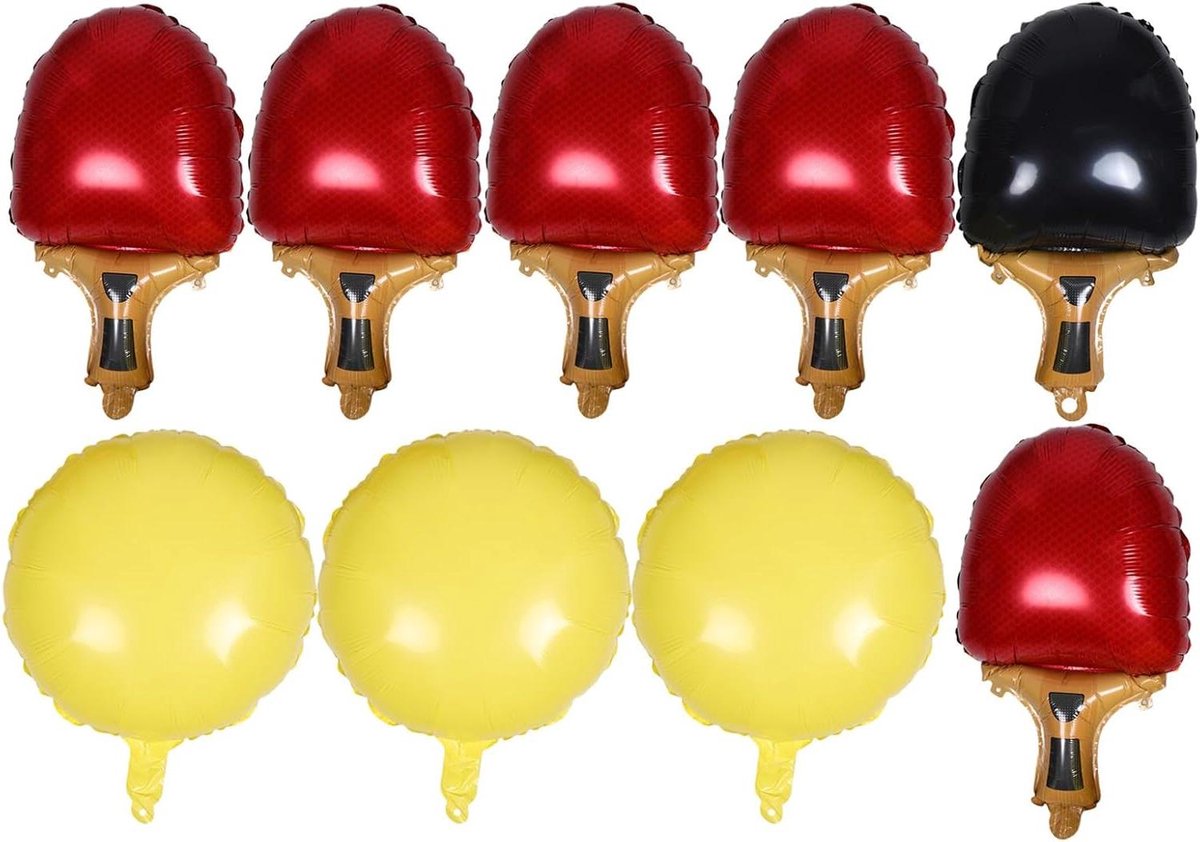 Sport Thema Ballonnen - Feestdecoratie Set - Themafeest Versieren - Uniek Tafeltennis Design - Diverse Kleuren - Meerkleurig
