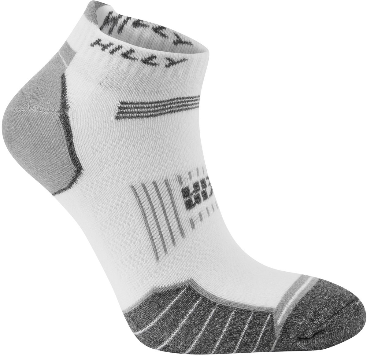Hilly TwinSkin Socklet - Wit - 43-46