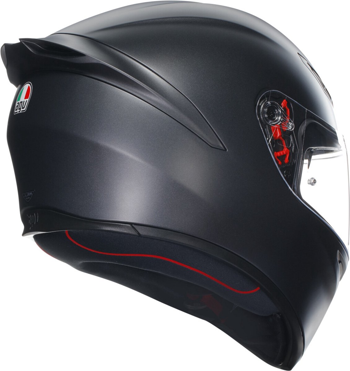AGV K1 S E2206 Mat zwart Integraalhelm - Maat S - Integraal helm - Scooter helm - Motorhelm - Zwart - Scooterhelmen mannen en vrouwen. – foto 7