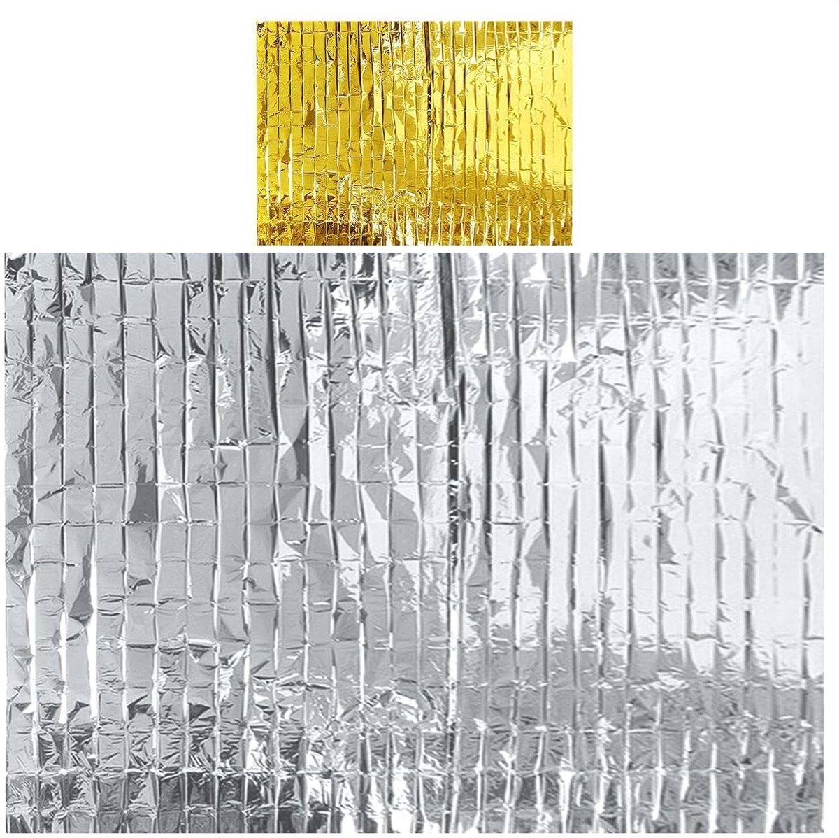 Nooddeken Warmtedeken - Survival Deken - Outdoor Avontuur - Waterdicht Materiaal - 130x210cm - Meerkleurig