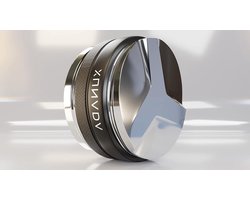 Koffiedistributeur Stamper - Espresso Tool - Espresso Maken - 2-in-1 Verstelbaar - 58.3 mm - Zilver