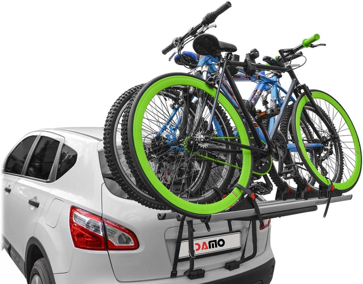 Fietsendrager - Fietsdrager Auto - Fietsen Vervoeren - Robuuste Constructie - 115 x 62 x 14 cm - Zwart Zilver