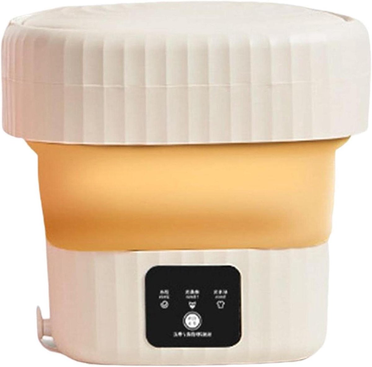 Opvouwbare Wasmachine Mini Wasser Kleine Was Wassen En Drogen 6L Capaciteit Wit