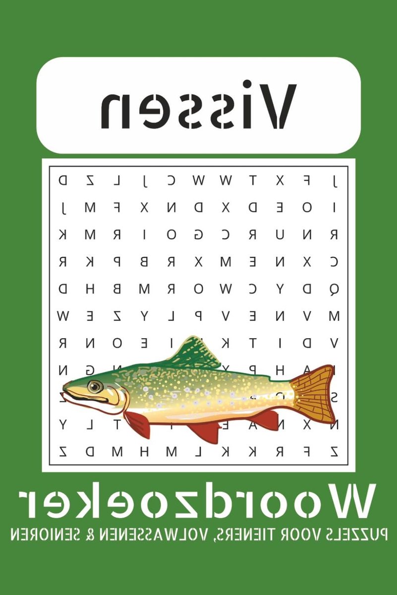 Woordzoeker Puzzelboek - Vis Puzzels - Ontspanning Vissen - Groot Lettertype - 6x9 Inch - Niet Gespecificeerd