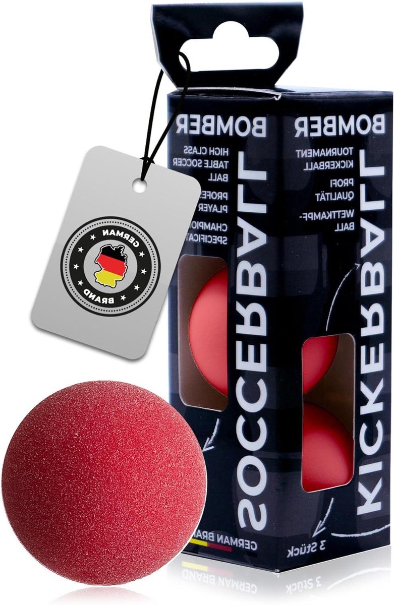 Speelbal Set - Toernooi Ballen - Professioneel Spel - Hoge Precisie Technologie - 35 Millimeter Set - Rood