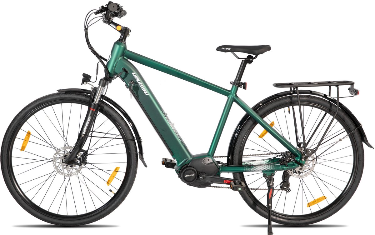 HILAND Allanton Elektrische Mountainbike 27,5 inch – E-MTB Unisex met Hydraulische Schijfremmen – 250W Motor – 36V 10.4Ah Accu – 7 Versnellingen