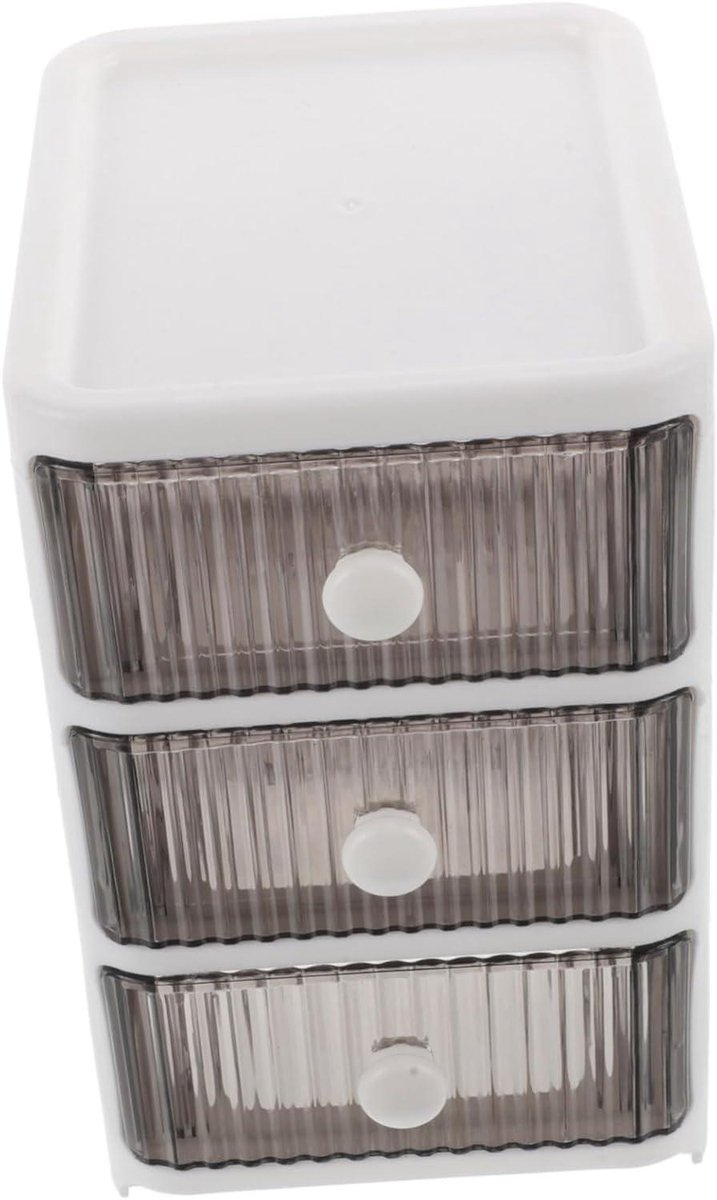 Make-up Organizer - Ladekast Opberger - Bureau Organiseren - Transparant Ontwerp - 20x16x13 cm - Multi
