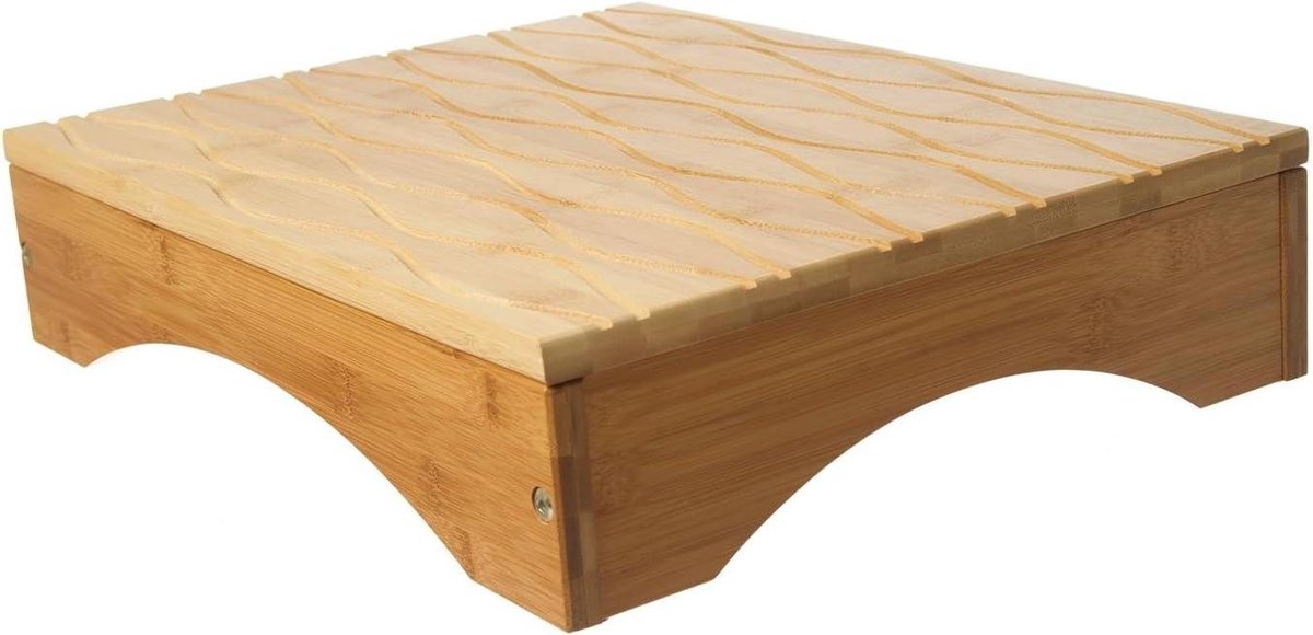 Veiligheid Stapje - Hulp Stapje - Thuisgebruik Hulp - Natuurlijk Bamboe Hout - 45 cm Lengte - Natuurlijk