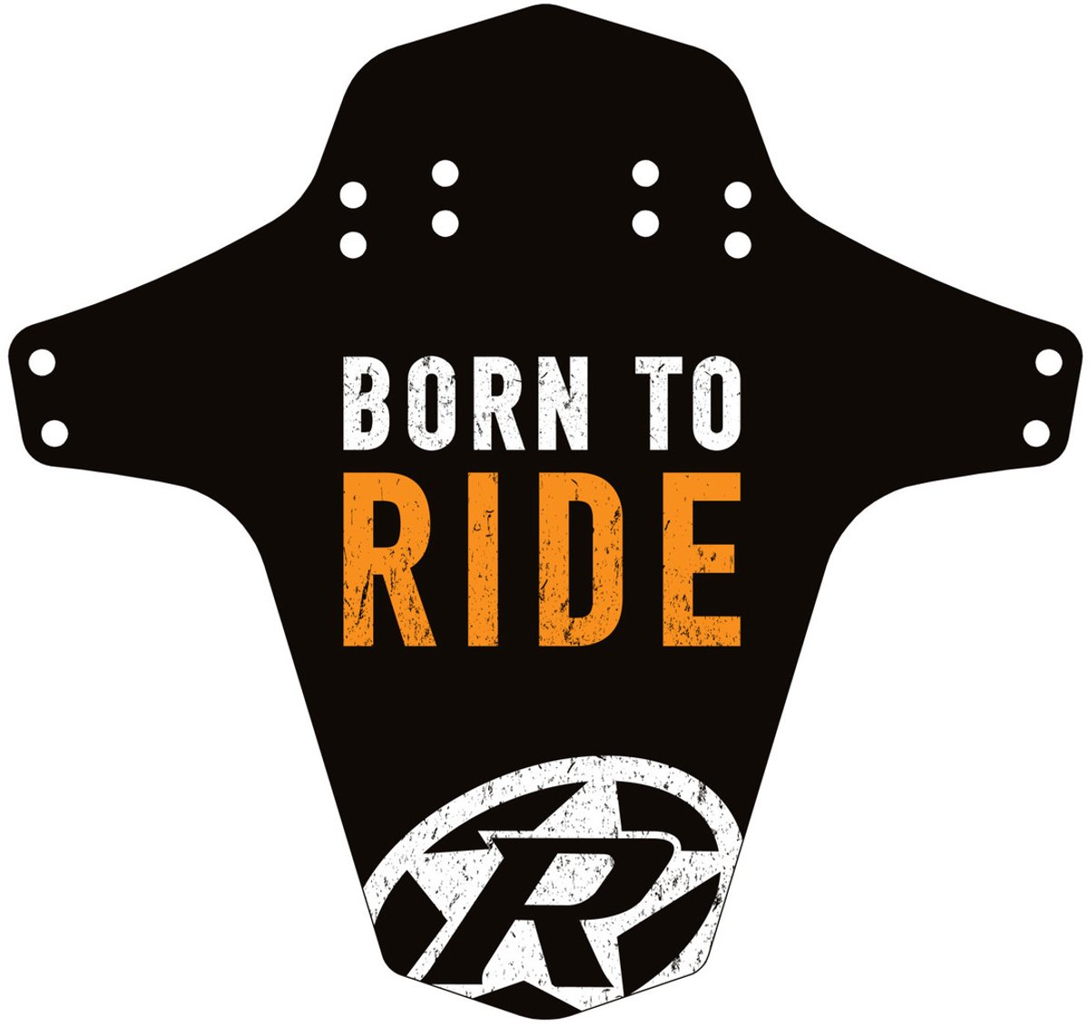 Reverse Mudfender Born To Ride Black-orange - UNI