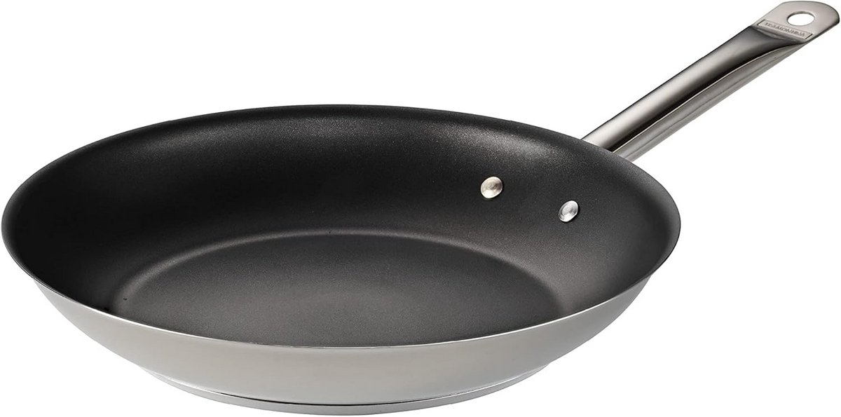 Koekenpan 30 cm Met Antiaanbaklaag Inductie Geschikt voor Alle Warmtebronnen