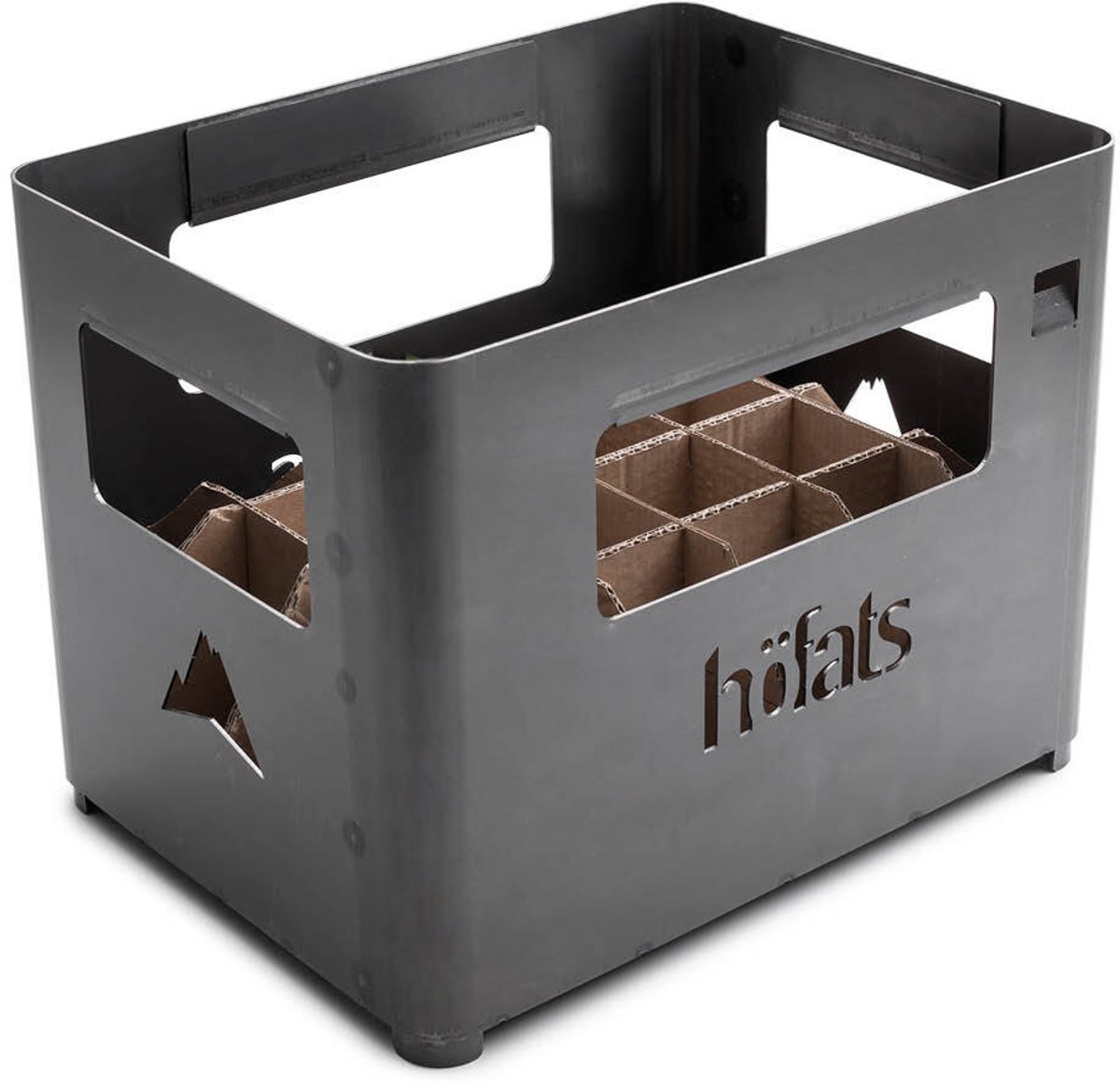 Höfats Beer Box Vuurkorf - Multifunctioneel - Corten Staal - 38x28x30 cm - Grijs