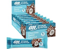 Optimum Nutrition Protein Bars - Chocolate Sweet Coconut Proteine Repen - Protein Bar - 12 Eiwitrepen (700 gram)