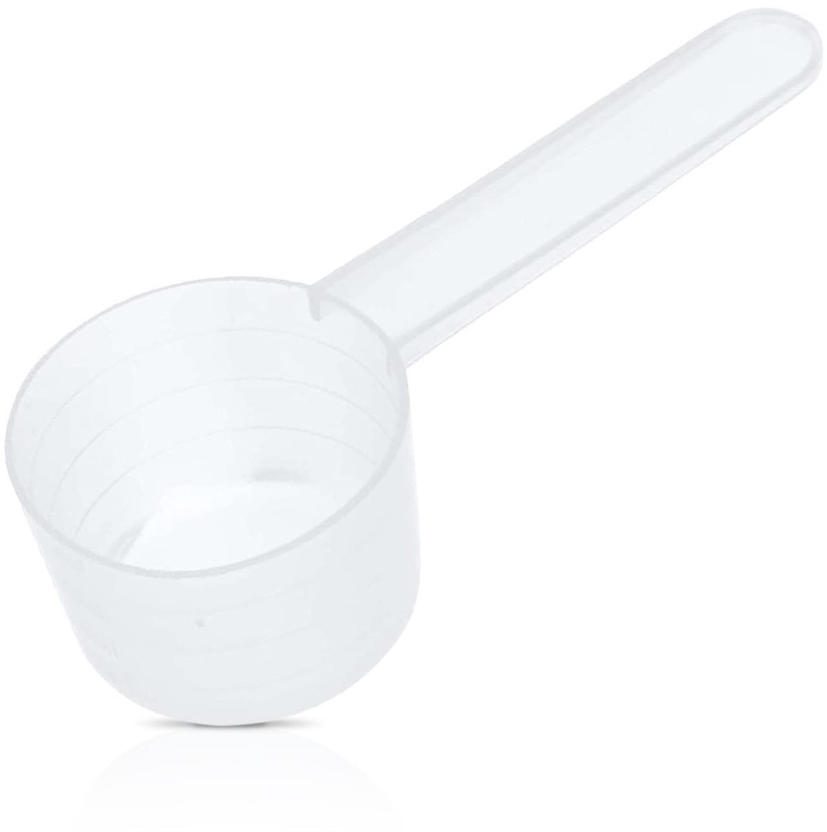 Allecto - Maatlepels - 40ml Maatlepel - Hoogwaardig kunststof - Transparant - Schaalverdeling 10ml 20ml 30ml - Ideaal voor bakken en koken - Geschi...