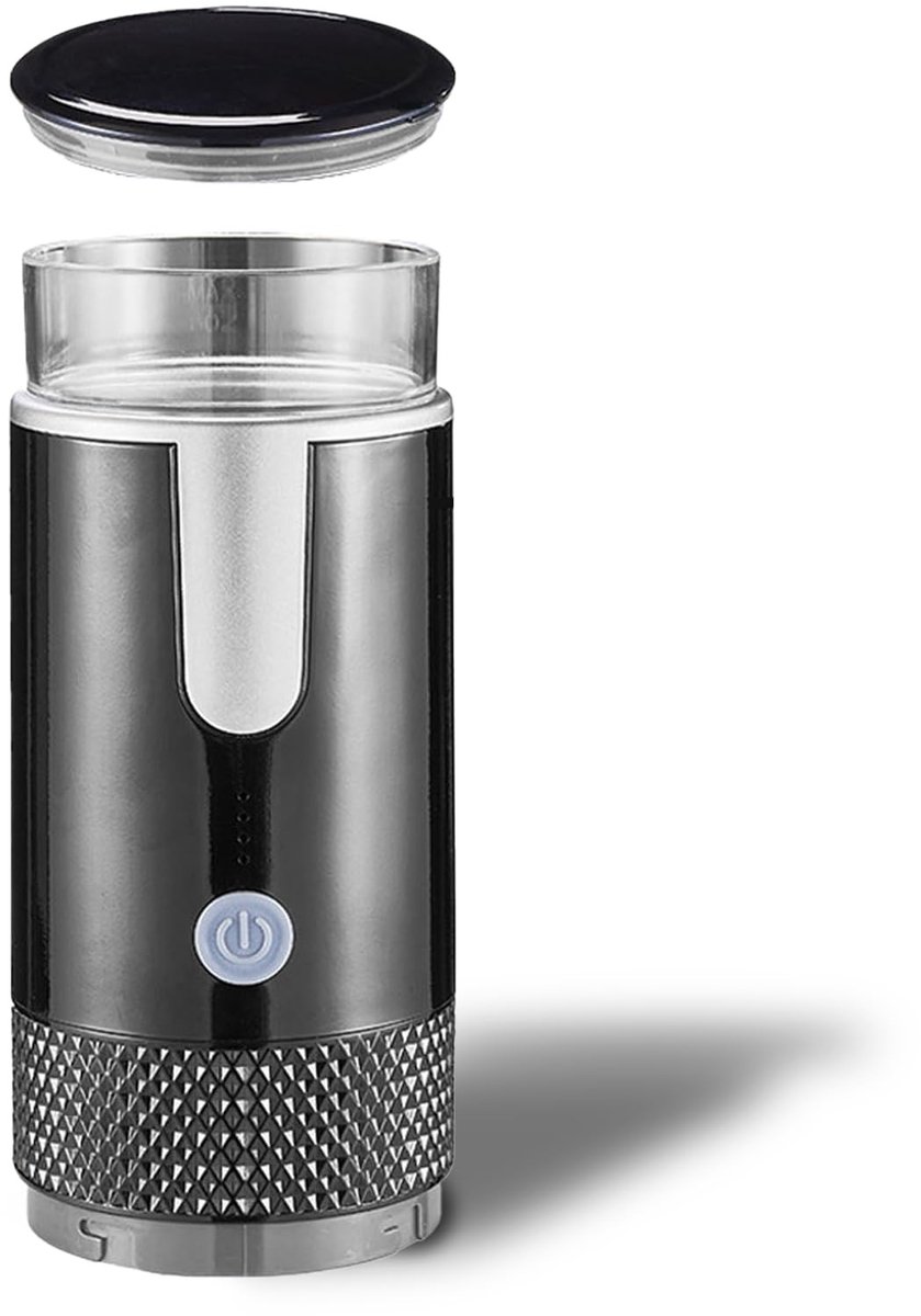 Allecto - Draagbaar koffiezetapparaat - Mini-handkoffiezetapparaat - Draadloos en oplaadbaar - Compact formaat - Voor reizen en kamperen - 1200 mAh...