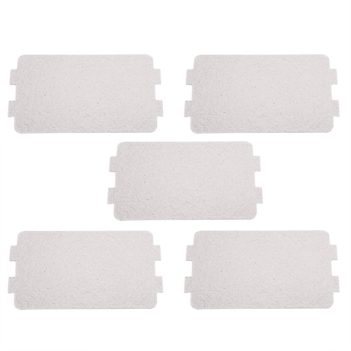 Allecto - Mica Magnetron Plaat - 5 Stuks - Bescherming tegen Vocht en Vuil - Zilver - Voor Magnetron Gebruik - Ideaal voor Keuken