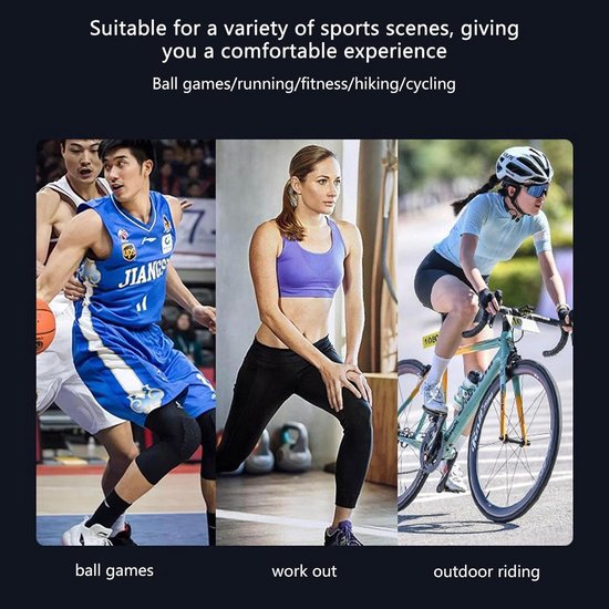 Koele sportdoek - fysieke koeling - wordt koel bij contact met water - absorbeert zweet - voor fitness/running/buiten/yoga - met EVA reisdoosje - voor sporters - lichtblauw - 30x90cm - 1 stuk — afbeelding 3