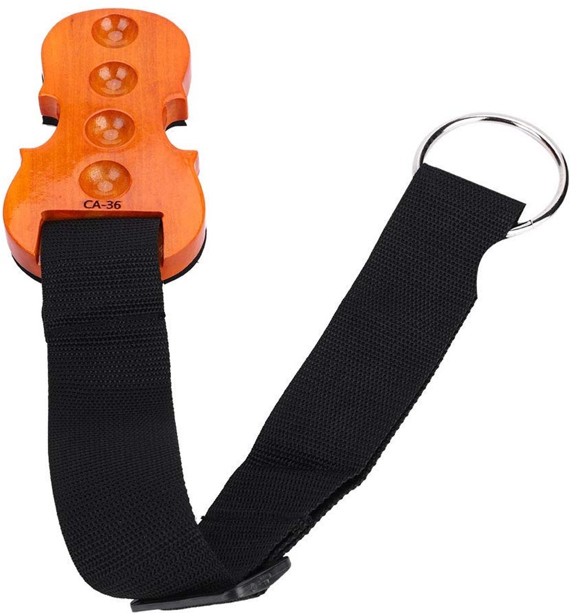 Allecto - Cello Endpin Stop - Antislip Stopper met Riem - Comfortabele Schoudersteun - Houten Anti Slip Pad - Geschikt voor Cello Spelers - Compact...
