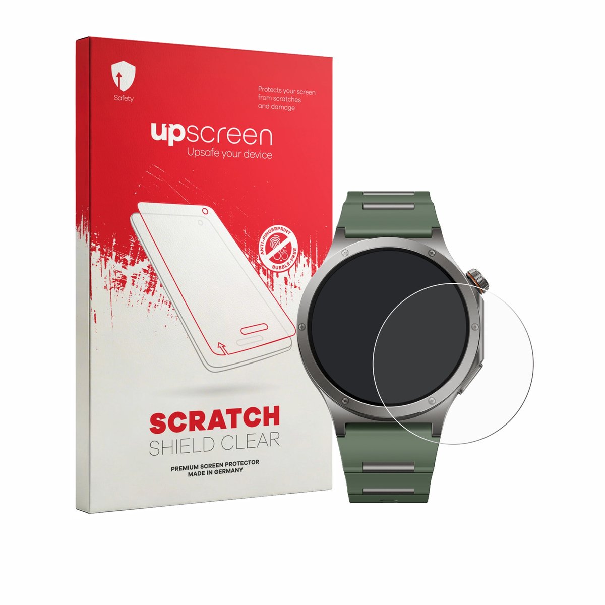 upscreen - Screenprotector voor OnePlus Watch 4 - Folie Beschermfolie transparant