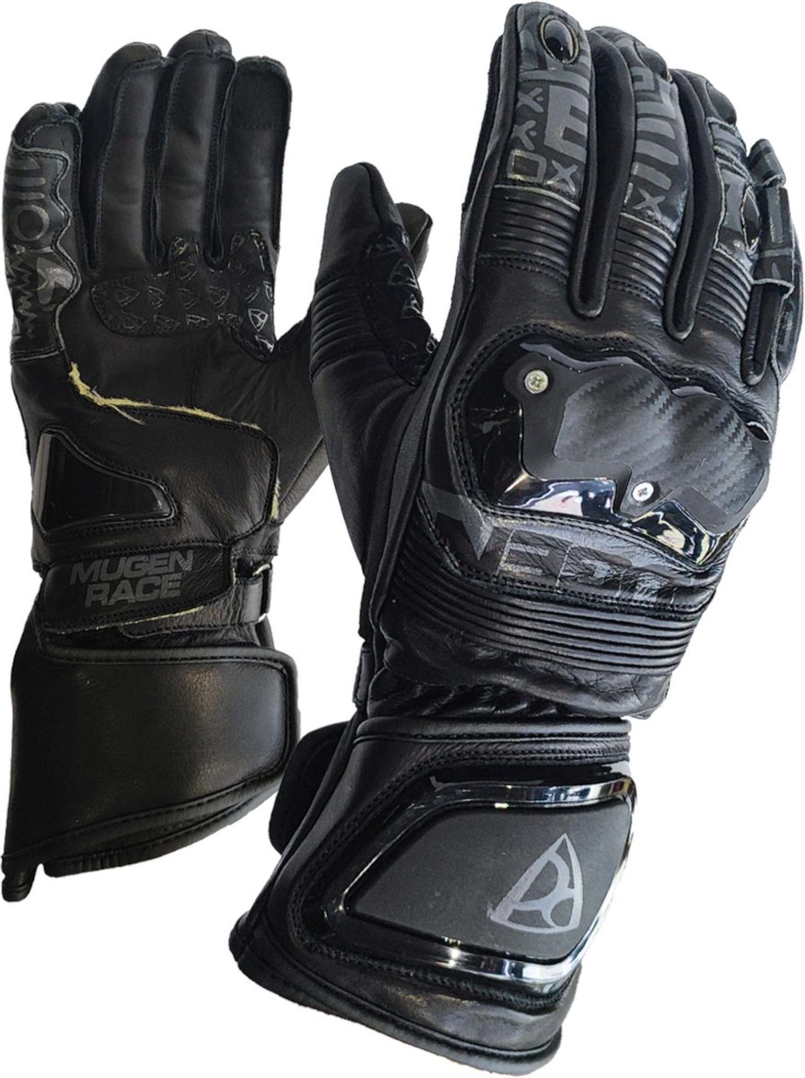 MUGENRACE Le-Vi Sport Zwarte Handschoenen - Handschoen