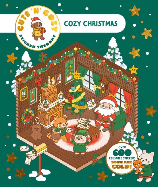 Cute 'n' Cozy Sticker Therapy Series- Cozy Christmas - cover