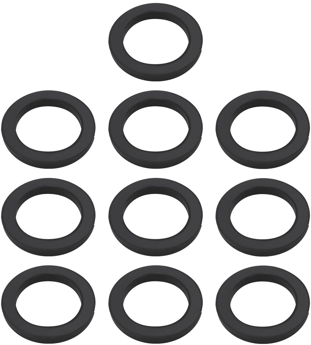 SMOAKEZ- Idler Band 10 Stuks - Duurzaam Rubber - Buitendiameter 20 mm - Perfect Compatibel met AKAI GX-75/GX-75 MKII/GX-95 - Eenvoudige Installatie - Herstel Geluidskwaliteit - Loopband