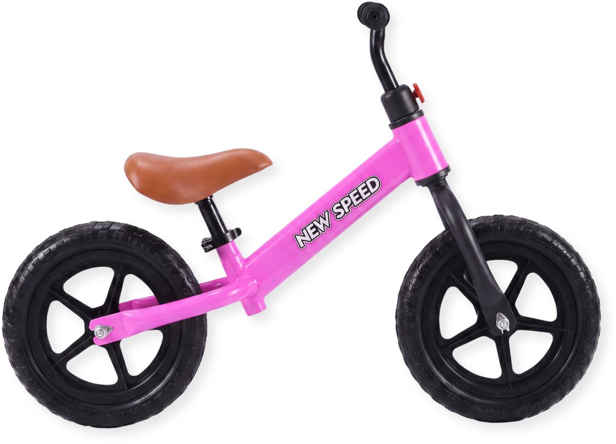 Buxibo - Loopfiets voor Kinderen - Balance Bike - New Speed ​​- Roze