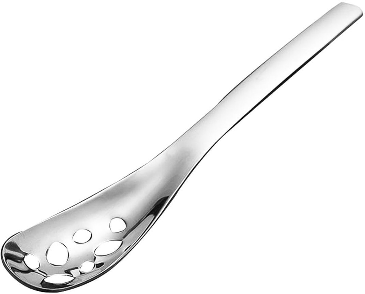 Dailygoods- Serveertlepel - Duurzaam 304 Roestvrij Staal - Ergonomische Handgreep - Gepolijste Afwerking - Geschikt voor Buffetten - Afmetingen 16 x 3 cm
