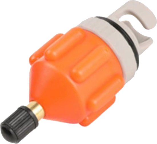 SUP Ventiel Adapter - Luchtventiel Set - Ventieladapter - Compressor Pomp Connector - Watersport Accessoires - Paddle Board Pompadapter - Oranje