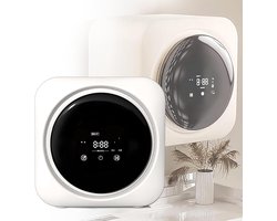 Mini Wasmachine Droger - Compacte Wasdroger - Kleine Kleding Wassen - 2-in-1 Combinatie - 3.5 Liter - Zwart