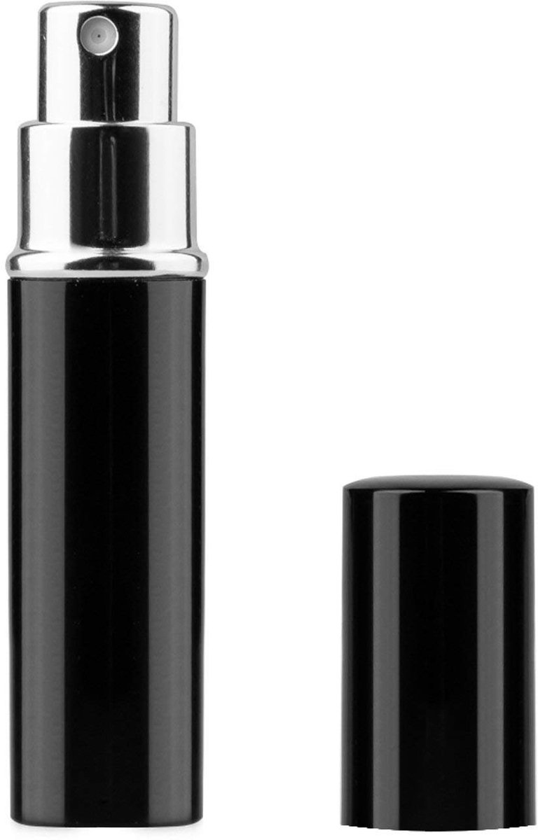 Dailygoods- Parfumatomizer 5ml - Navulbaar Reislengte Parfumflesje - Lekvrij - Aluminium - Minimalistisch Design - Inclusief 1 Atomizer