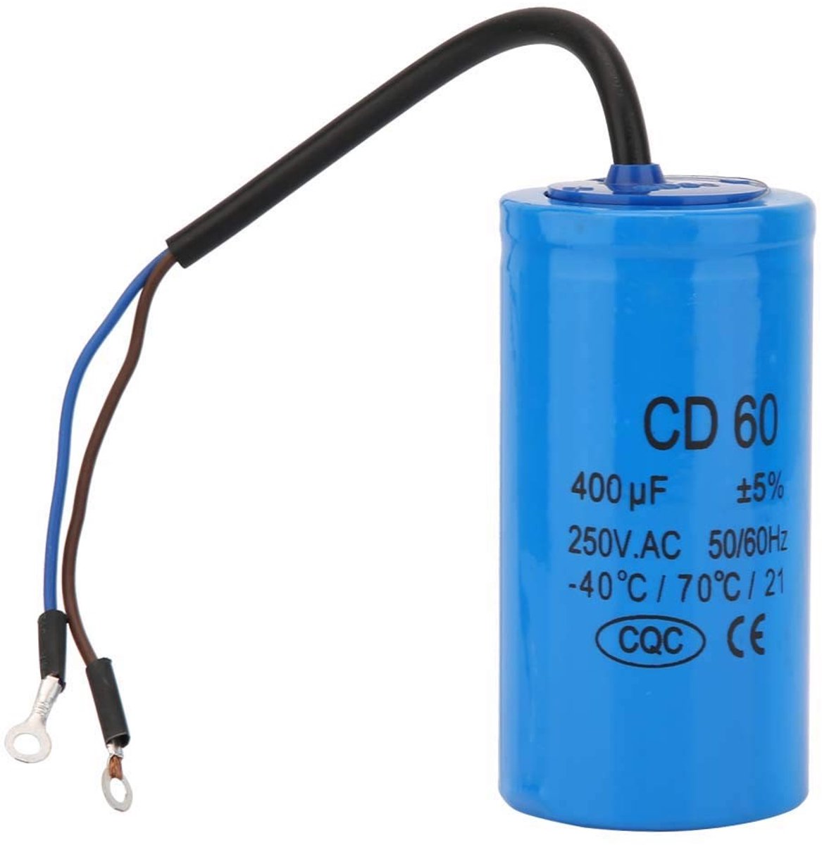 Dailygoods- Motorcondensator 250V 400uF - Startcondensator - Hittebestendig - Slagvast - Duurzaam - Geschikt voor airconditioning en compressoren