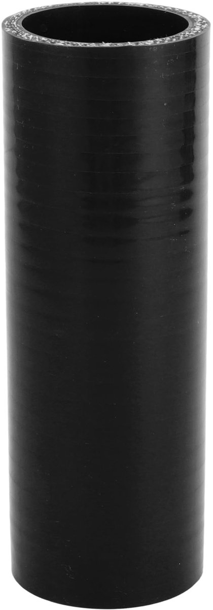 SMOAKEZ- Koelslang Siliconen - Binnendiameter 42 mm - Lengte 150 mm - Temperatuurbestendig tot 300 °C - Meerlaags Geweven - Zwart - Siliconenslang