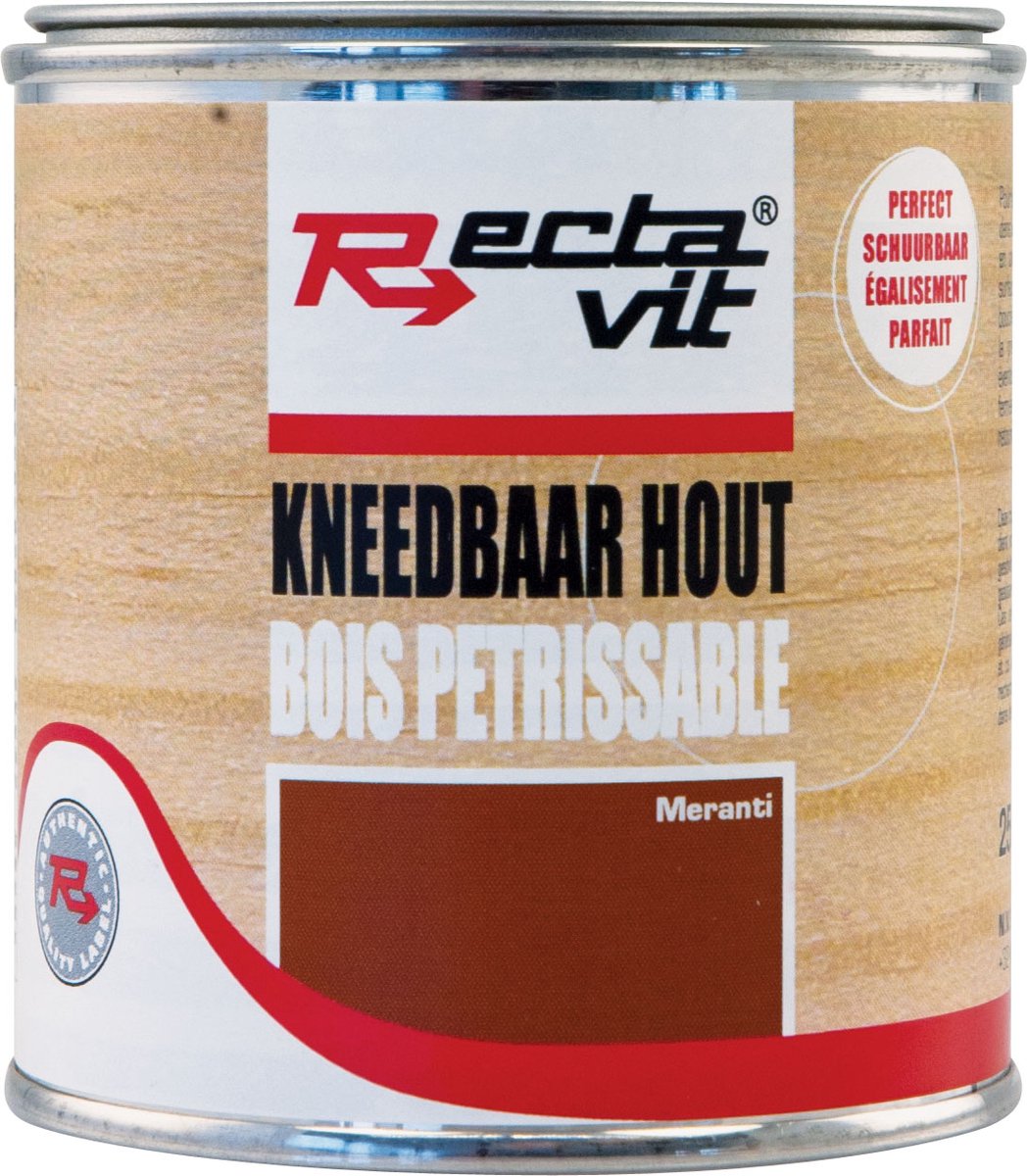 Vulmiddel Kneedbaar Hout Meranti Bus 250Ml