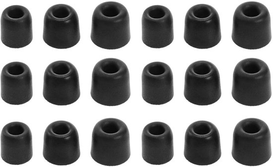 SPHProducts - Oordopjes - Geluidsgeïsoleerde traagschuim oordopjes - 3 maten S/M/L - Zwart - Vervangende oordopjes voor hoofdtelefoon - Compatibel met
