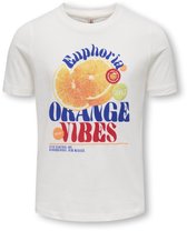 ONLY KIDS - KOGBOLETTE LIFE S/S TOP JRS Meisjes T-shirt - Maat 146/152