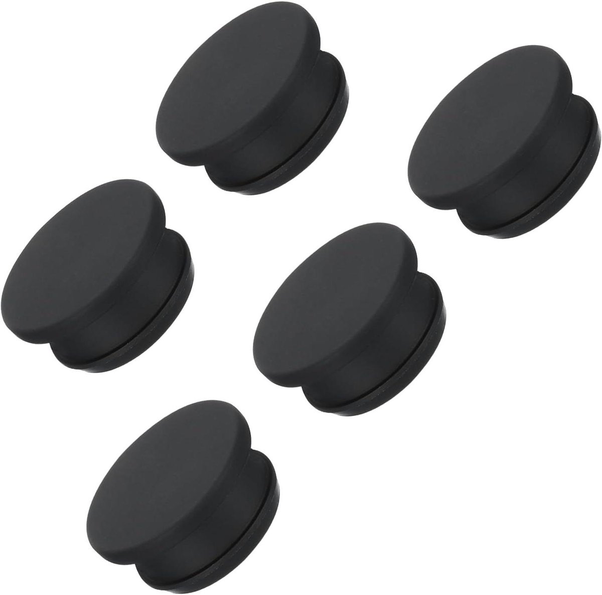 Siliconen Gatstop - Rubberen Afdichting - Waterdicht Afsluiten - Snap-in Vergrendeling - 28 mm Diameter - Zwart